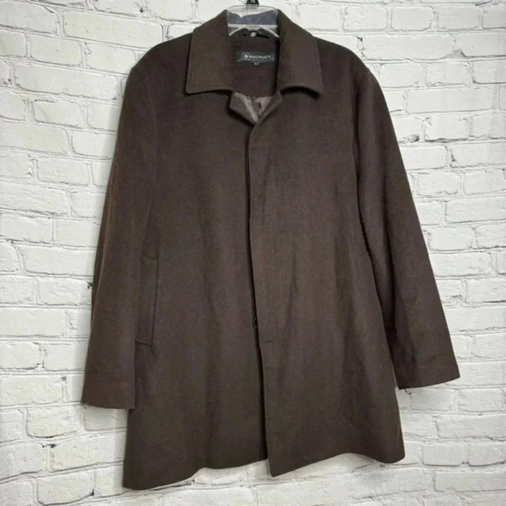 Bachrach Women’s Brown Wool Coat size Large